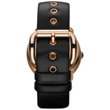 Marc Jacobs Amy Black Dial Black Leather Strap Watch for Women - MBM1225 Authentic Buy Shop Now