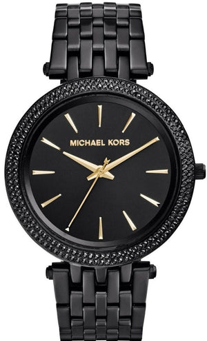 Michael Kors Darci Black Dial Black Steel Strap Watch for Women - MK3337 Authentic Buy Shop Now