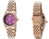 Michael Kors Lexington Quartz Pink Dial Rose Gold Steel Strap Watch For Women - MK3273 Authentic Buy Shop Now