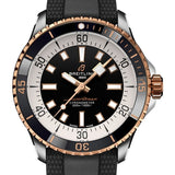 Breitling Superocean Automatic 42 Black Dial Black Rubber Strap Watch for Men - U17375211B1S1 Authentic Buy Shop Now