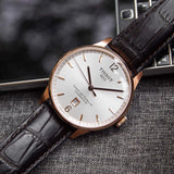 Tissot Chemin Des Tourelles Powermatic 80 Silver Dial Brown Leather Strap Watch For Men - T099.407.36.037.00 Authentic Buy Shop Now