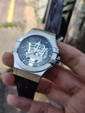 Maserati Potenza Automatic Black Dial Black Leather Strap Watch For Men - R8821108001 Authentic Buy Shop Now