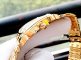 Bulova Multifunction White Dial Gold Steel Strap Watch for Men - 97C105 Authentic Buy Shop Now