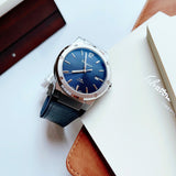 Salvatore Ferragamo F-80 Classic Blue Dial Blue Leather Strap Watch for Men - SFDT00319 Authentic Buy Shop Now