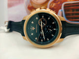 Maserati SFIDA Chronograph Black Dial Black Rubber Strap Watch For Men - R851123008 Authentic Buy Shop Now