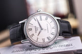 Tissot Carson Powermatic 80 White Dial Black Leather Strap Watch For Men - T085.407.16.013.00 Authentic Buy Shop Now
