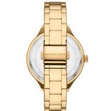 Michael Kors Slim Runway Crystals Gold Dial Gold Steel Strap Watch for Women - MK4659 Authentic Buy Shop Now