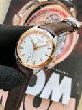 Tissot T Classic PR 100 Quartz White Dial Brown Leather Strap Watch for Men - T101.410.26.031.00 Authentic Buy Shop Now