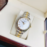 Tissot T Classic PR 100 Sport Chic White Dial Two Tone Steel Strap Watch For Women - T101.210.22.031.00 Authentic Buy Shop Now