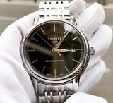Tissot Classic Carson Powermatic 80 Black Dial Silver Steel Strap Watch For Men - T085.407.11.051.00 Authentic Buy Shop Now