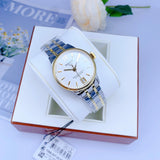 Tissot Chemin Des Tourelles Powermatic 80 Lady Silver Dial Two Tone Steel Strap Watch For Women - T099.207.22.037.00 Authentic Buy Shop Now