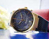 Salvatore Ferragamo Sapphire Chrono Blue Dial Blue Silicone Strap Watch for Men - SFME00221 Authentic Buy Shop Now