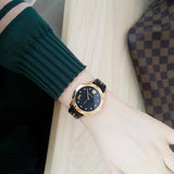 Versace Audrey Quartz Black Dial Black Leather Strap Watch for Women - VELR00319 Authentic Buy Shop Now