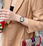 Gucci G Interlocking Silver Dial Silver Steel Strap Watch For Women - YA133308 Authentic Buy Shop Now