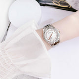 Bulova Crystal Collection Mother of Pearl Dial Silver Steel Strap Watch for Women - 98L232 Authentic Buy Shop Now