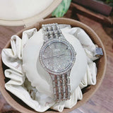 Bulova Crystal Collection Silver Dial Silver Steel Strap Watch for Women - 96L243 Authentic Buy Shop Now