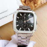 Fossil Inscription Multifunction Black Dial Silver Steel Strap Watch for Men - BQ2655 Authentic Buy Shop Now