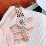 Bulova Phantom White Dial with Swarovski Baguettes Rose Gold Steel Strap Watch for Women - 98L268 Authentic Buy Shop Now