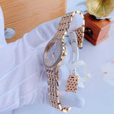 Bulova Crystal Collection Silver Crystals Dial Two Tone Steel Strap Watch for Women - 98L235 Authentic Buy Shop Now