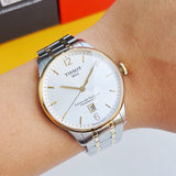 Tissot Chemin Des Tourelles Powermatic 80 Silver Dial Two Tone Steel Strap Watch For Men - T099.407.22.037.00 Authentic Buy Shop Now