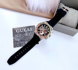 Guess Third Grear Multi Function Black Dial Black Rubber Strap Watch for Men- GW0334G1 Authentic Buy Shop Now