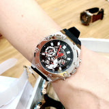 Guess Third Grear Multi Function Black Dial Black Rubber Strap Watch for Men- GW0334G1 Authentic Buy Shop Now