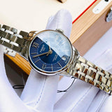 Tissot Chemin Des Tourelles Powermatic 80 Lady Blue Dial Silver Steel Strap Watch For Women - T099.207.11.048.00 Authentic Buy Shop Now