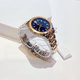 Versace Hellenyium Blue Dial Two Tone Steel Strap Watch for Women - V12060017 Authentic Buy Shop Now