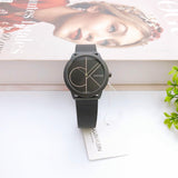 Calvin Klein Minimal Black Dial Black Mesh Bracelet Watch for Women - K3M5245X Authentic Buy Shop Now