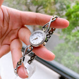 Bulova Analog Crystals Mother of Pearl Dial Silver Steel Strap Watch for Women - 98X109 Authentic Buy Shop Now