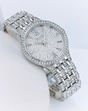 Bulova Crystal Collection Silver Dial Silver Steel Strap Watch for Women - 96L243 Authentic Buy Shop Now