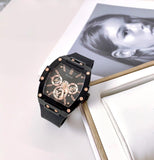 Guess Phoenix Multifunction Black Dial Black Silicone Strap Watch For Men - GW0203G8 Authentic Buy Shop Now
