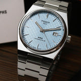 Tissot PRX Powermatic 80 Ice Blue Tiffany Dial Silver Steel Strap Watch for Men - T137.407.11.351.00 Authentic Buy Shop Now