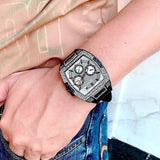 Guess Phoenix Multifunction Silver Dial Black Silicone Strap Watch For Men - GW0048G1 Authentic Buy Shop Now