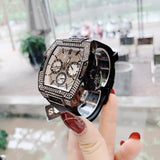 Guess Phoenix Multifunction Silver Dial Black Silicone Strap Watch For Men - GW0048G1 Authentic Buy Shop Now