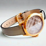Burberry The Classic Quartz Grey Dial Grey Leather Strap Watch For Women - BU10119 Authentic Buy Shop Now