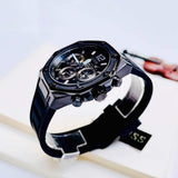 Guess Momentum Black Dial Black Rubber Strap Watch for Men - GW0263G4 Authentic Buy Shop Now