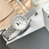 Emporio Armani Rosa Quartz Mother of Pearl Dial Silver Steel Strap Watch For Women - AR11461 Authentic Buy Shop Now