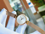 Calvin Klein Authentic Silver Dial Rose Gold Mesh Bracelet Watch for Women - K8G23626 Authentic Buy Shop Now