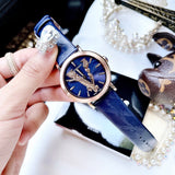 Versace Virtus Quartz Blue Dial Blue Leather Strap Watch for Women - VEHC00419 Authentic Buy Shop Now