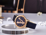 Versace Virtus Quartz Blue Dial Blue Leather Strap Watch for Women - VEHC00419 Authentic Buy Shop Now