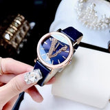 Versace Virtus Quartz Blue Dial Blue Leather Strap Watch for Women - VEHC00419 Authentic Buy Shop Now
