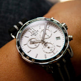 Tissot Quickster Chronograph NBA San Antonio Spurs Edition White Dial Two Tone NATO Strap Watch for Men - T095.417.17.037.07 Authentic Buy Shop Now