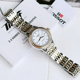 Tissot Carson Automatic Silver Dial Two Tone Steel Strap Watch For Women - T085.207.22.011.00 Authentic Buy Shop Now