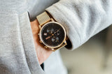 Hugo Boss Integrity Black Dial Gold Mesh Bracelet Watch for Men - 1513808 Authentic Buy Shop Now