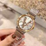 Versace Virtus Quartz White Dial Two Tone Steel Strap Watch for Women - VEHC00519 Authentic Buy Shop Now