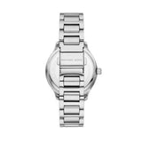 Michael Kors Sage Three-Hand White Dial Silver Steel Strap Watch for Women - MK4807 Authentic Buy Shop Now
