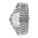 Tommy Hilfiger Asher Chronograph Black Dial Silver Steel Strap Watch For Men - 1791852 Authentic Buy Shop Now