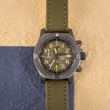 Breitling Avenger Chronograph 45mm Green Dial Green Nylon Strap Watch for Men - V13317101L1X1 Authentic Buy Shop Now