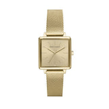 Armani Exchange Lola Quartz Gold Dial Gold Mesh Strap Watch For Women - AX5801 Authentic Buy Shop Now
